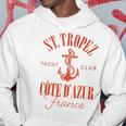 St Tropez Yacht Club Costa Azzurra Francia Destinazione Diacanza Felpa con cappuccio Regalos divertidos
