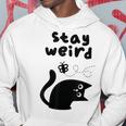 Stay Cat Gray Kapuzenpullover Lustige Geschenke