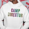 Summer Camp Director Family Camping Boss Sign Autograph Hoodie Unique Gifts
