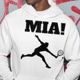 Uomo Padel Silhouette Divertente Giocatore Felpa con cappuccio Regalos divertidos
