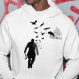 Viking Ragnar Lodbrokalhalla Odin Ravens Felpa con cappuccio Regalos divertidos
