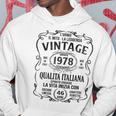 Vintage 1978 Made In 1978 46 Anni Compleanno Uomo Regalo Felpa con cappuccio Regalos divertidos