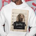 Weimaraner Dog Shot Bad Dog Felpa con cappuccio Regalos divertidos
