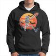 American Football Skeleton Player Halloween Boys Hoodie
