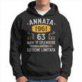 Annata 63 Compleanno 1961 63 Anni Compleanno Uomo Donna 1961 Felpa con cappuccio