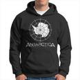 Antarctica South Pole Antarctic Circle Continent Felpa con cappuccio