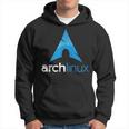 Arch Linux Con Tagline E Logo Open Source Os Felpa con cappuccio
