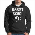 Basst Scho Bass Guitar Bassist Kapuzenpullover