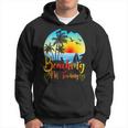 Beaching Not Teaching Lustiger Sommerlehrer Strandurlaub Kapuzenpullover