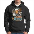 Beer Brats And Boos Oktoberfest Vibe With Halloween Hoodie