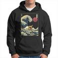 Belgian Malinois Japanese Kanagawa Wave Surf Dog Hoodie