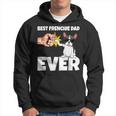Best Frenchie Dad Ever Francese Bulldog Cane Regalo Felpa con cappuccio