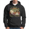 Best Sheltie Dad Ever Retrointage Sunset Kapuzenpullover