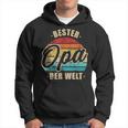 Bester Opa Der Weltintage Retro Kapuzenpullover