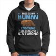 Binturong Animali Divertente Asiatico Carino Bearcat Felpa con cappuccio