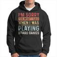 Board Games Sorry For What I Said Felpa con cappuccio