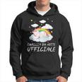 Camicia Da Notte Ufficiale Pigiama Carino Unicorno Felpa con cappuccio