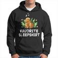 Capybara Capybaras Nap Sleeping Sleep Pigiama Camicia Da Notte Felpa con cappuccio