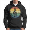 Chiave Periolino Chiave Musicale Amore Su Cerchiointage Felpa con cappuccio