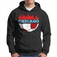 Chicago Skyline Chicago Soccer Futbol Lover Hoodie