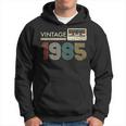 Classic 1985Intage Birthday Cassette Est 1985 Edition Felpa con cappuccio