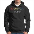 Commala Cat Lettering Positive Cat Letters Hoodie