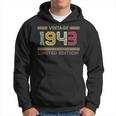 Compleannointage 1943 Nato Nel 1943 Felpa con cappuccio