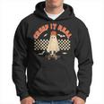 Creep It Real Skateboarding Ghost Retro Halloween Costume Hoodie