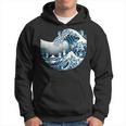 Cute Wave Of Blue Cats Blue Cats Wave Hoodie