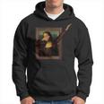 Dabbing Mona Lisa La Gioconda Felpa con cappuccio