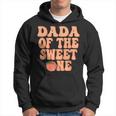 Dada Of The Sweet One Peach 1St Birthday On Peach Hoodie