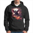 Dark Angel Warrior Gothic Fantasy Epico Felpa con cappuccio