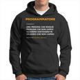 Definizione Programmatore & Informatico Software Developer Felpa con cappuccio