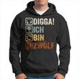 Digga Ich Bin 12 Zwölf Jahre 12Th Birthday Boy Gamer Kapuzenpullover