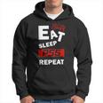 Divertente Eat Sleep Ps5 Ripetere Regalo Per Amanteideo Game Felpa con cappuccio