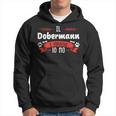 Dobermann Uomini Cani Regalo Dobermann Felpa con cappuccio
