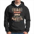 Donna Anna Idea Regalo Personalizzata Amica Nome Divertente Con Collo A Felpa con cappuccio