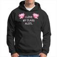Donna I Love My Class Alotl Felpa con cappuccio