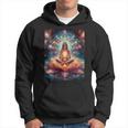 Donna Meditazione Lotus Chakra Donna Con Collo A Felpa con cappuccio