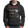 Donna Ramen Slurp Smile Repeat Giappone Kawaii Giapponese Tagliatelle Regalo Con Collo A Felpa con cappuccio