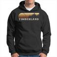 Donna Timberland Ncintage Evergreen Tramonto Anni Ottanta Retro Con Collo A Felpa con cappuccio