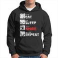 Eat Sleep Anime Repeat For Manga Fans Kapuzenpullover