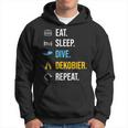 Eat Sleep Dive Dekobier Repeat Diving Kapuzenpullover