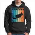 Eepy Cat Meme Eepy Cat Dicendo Retrò Tramonto Felpa con cappuccio