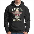 El Dia De Los Muertos Day Of The Dead Skull Cappello Messicano Da Uomo Felpa con cappuccio