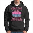 Fear The Lady With The Drumsticks Cardio Drumming Hoodie