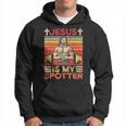 Fitness Jesus Is My Spotterintage Kapuzenpullover