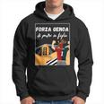 Forza Genoa Padre In Figlio In Coppia Stadio Tifosi Bambini Felpa con cappuccio