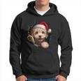 Poodle Dog Owner Dog Christmas Hat Kapuzenpullover