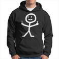 Stick Figure With Middle Finger Kapuzenpullover